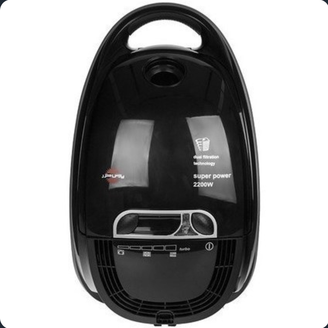 جارو برقی پارس خزر مدل 2200W کروم